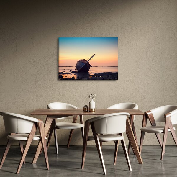 Obraz - Rozbity statek (70x50 cm)