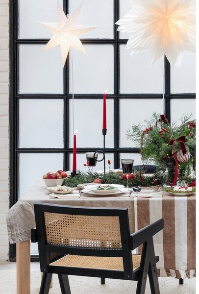 Bieżnik z mieszanki lnu 50x150 cm Maura – Kave Home