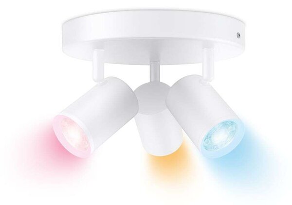 WiZ - Imageo 3 Lampa Sufitowa Round RGB White