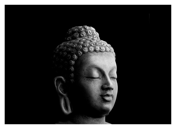Obraz na szkle - Budda, portret (70x50 cm)