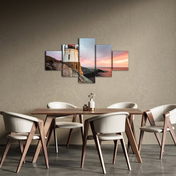 Obraz - Latarnia morska Castle Hill (125x70 cm)