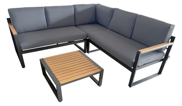 Aluminiowy narożnik ogrodowy Soria Garden Point antracyt