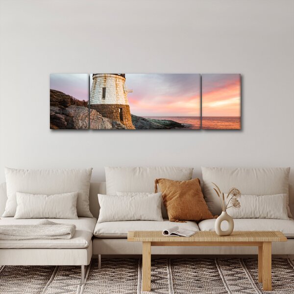 Obraz - Latarnia morska Castle Hill (170x50 cm)