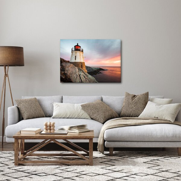 Obraz - Latarnia morska Castle Hill (70x50 cm)
