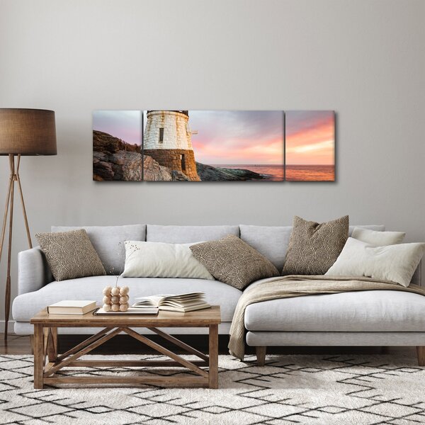 Obraz - Latarnia morska Castle Hill (170x50 cm)
