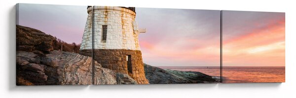 Obraz - Latarnia morska Castle Hill (170x50 cm)