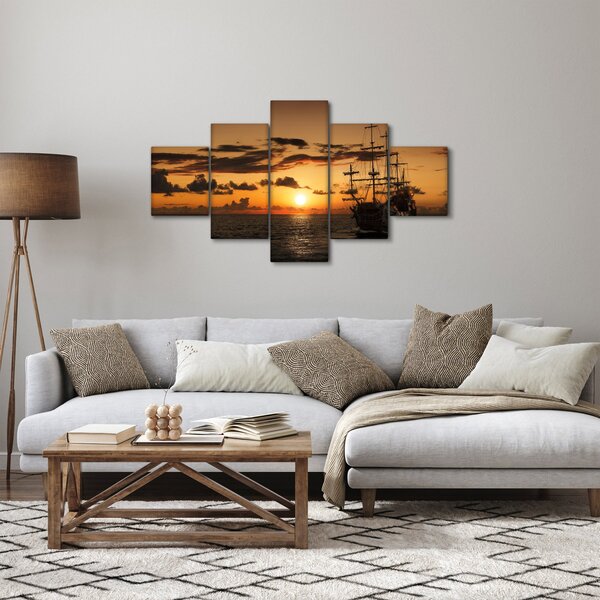 Obraz - Statek piracki (125x70 cm)