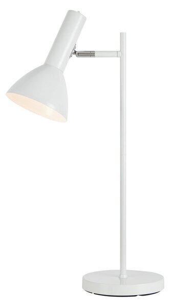Biała lampa stołowa (wys. 65 cm) Metro – Markslöjd
