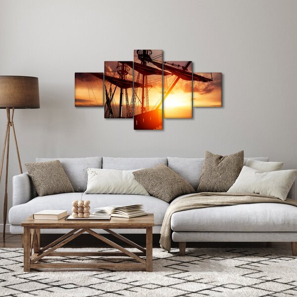 Obraz - Starożytny statek piracki (125x70 cm)