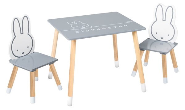 Zestaw mebli dla dzieci 3 szt. Miffy – Roba