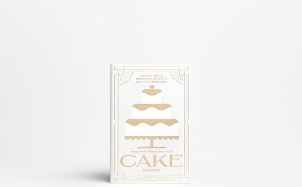 Widelczyki deserowe w biało-srebrnym kolorze ze stali nierdzewnej zestaw The Essentials Cake Tools – Printworks