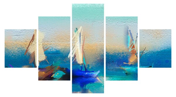 Obraz - Malarstwo krajobrazowe, malarstwo (125x70 cm)