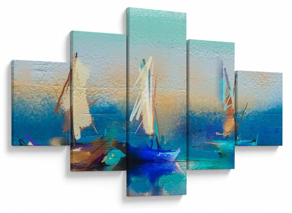 Obraz - Malarstwo krajobrazowe, malarstwo (125x70 cm)