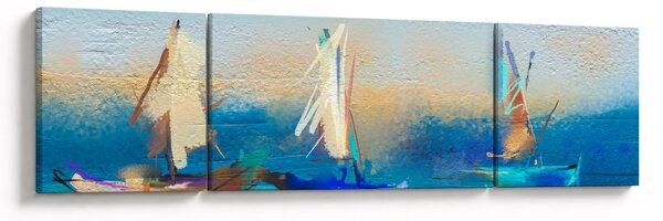 Obraz - Malarstwo krajobrazowe, malarstwo (170x50 cm)