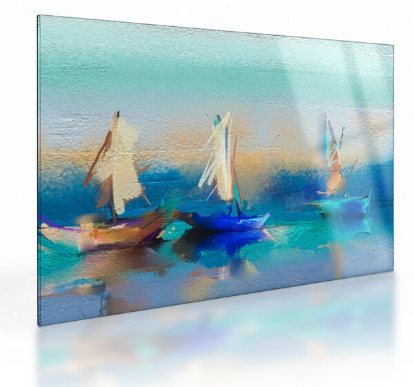 Obraz na szkle - Malarstwo krajobrazowe, malarstwo (70x50 cm)