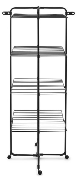 Suszarka na pranie w kolorze matowej czerni 30 m HangOn Tower – Brabantia