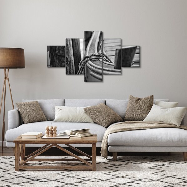 Obraz - Łódź na uwięzi (125x70 cm)