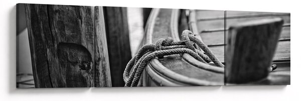 Obraz - Łódź na uwięzi (170x50 cm)