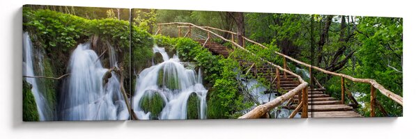 Obraz - Jeziora Plitwickie (170x50 cm)