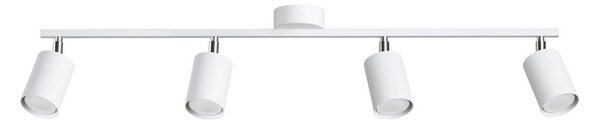 Biały czteropunktowy nowoczesny plafon - A392-Gito