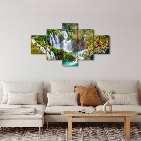 Obraz - Park Narodowy Jezior Plitwickich (125x70 cm)