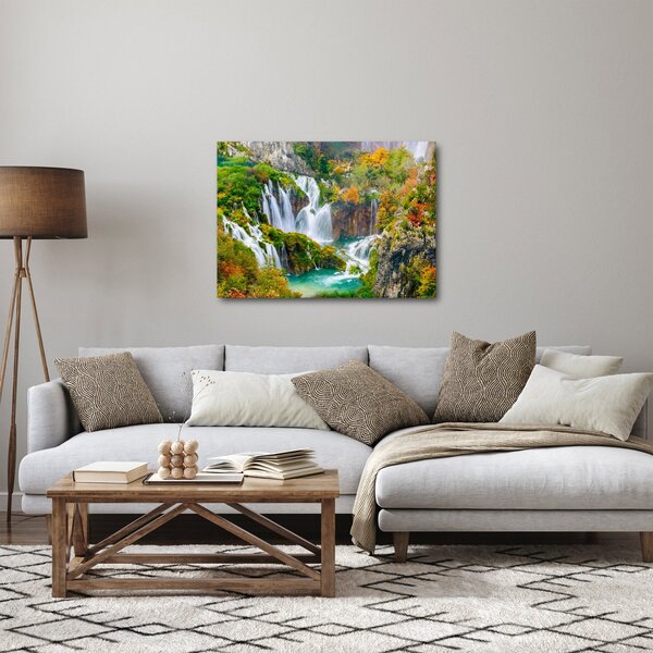 Obraz - Park Narodowy Jezior Plitwickich (70x50 cm)