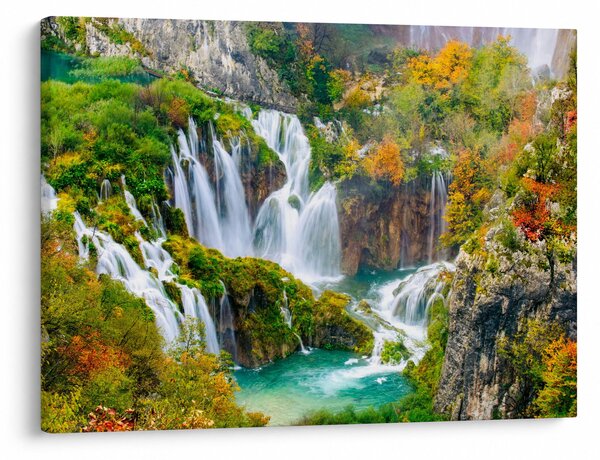 Obraz - Park Narodowy Jezior Plitwickich (70x50 cm)