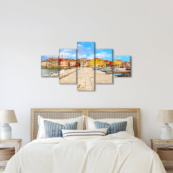 Obraz - Stare istryjskie miasto Poreč, Chorwacja (125x70 cm)