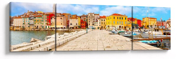 Obraz - Stare istryjskie miasto Poreč, Chorwacja (170x50 cm)
