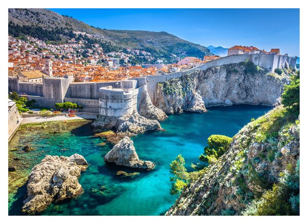 Obraz na szkle - Dubrownik (70x50 cm)