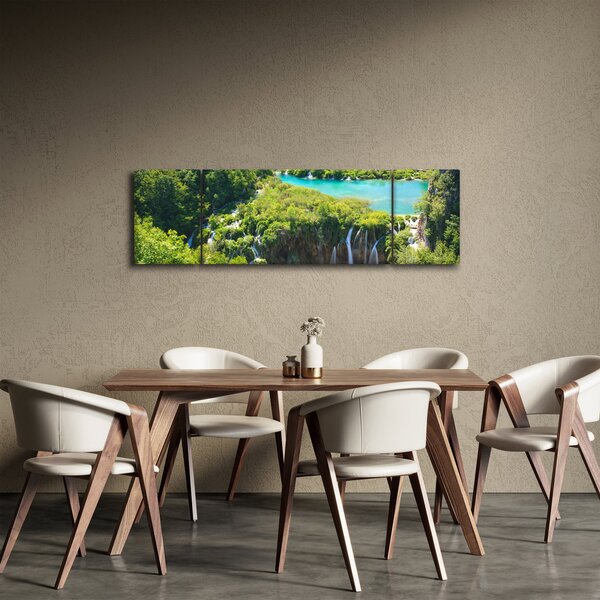 Obraz - Wodospady (170x50 cm)
