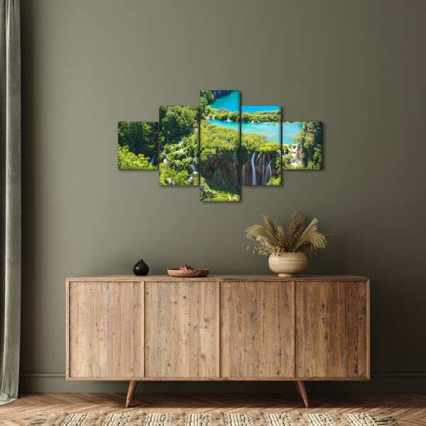 Obraz - Wodospady (125x70 cm)