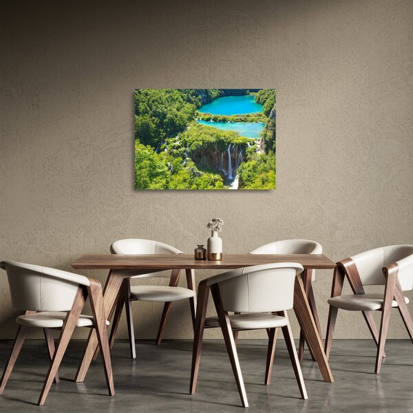 Obraz na szkle - Wodospady (70x50 cm)