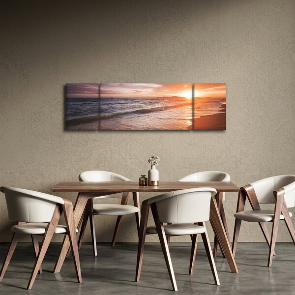 Obraz - Zachód słońca w Tajlandii (170x50 cm)