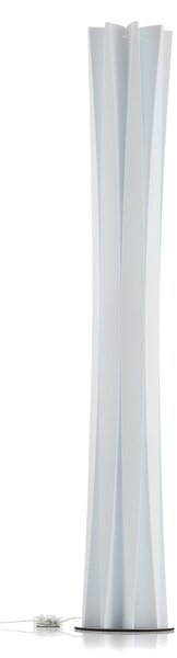 Lampa Podłogowa Slamp, Bach, ściemnialny, biały, salon, tworzywo sztuczne, design