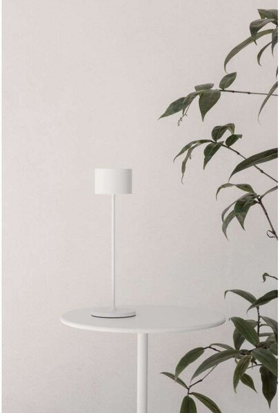 Zewnętrzna Lampa Blomus, ściemnialny, biały, taras, aluminium