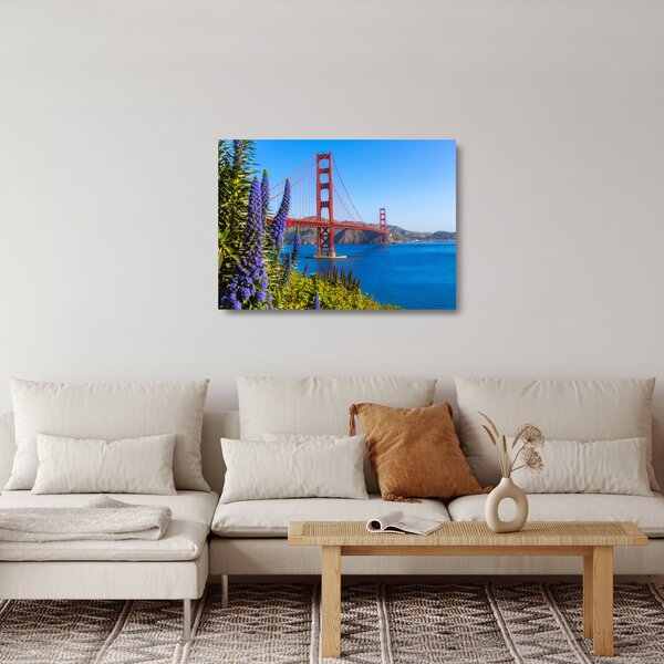 Obraz na szkle - Most Golden Gate, San Francisco (70x50 cm)