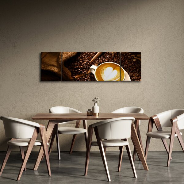 Obraz - Filiżanka kawy (170x50 cm)
