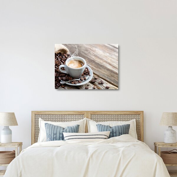 Obraz na szkle - Espresso (70x50 cm)