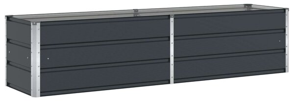 Donica Antracyt 195 x 50 x 45 cm Stal Galwanizowana