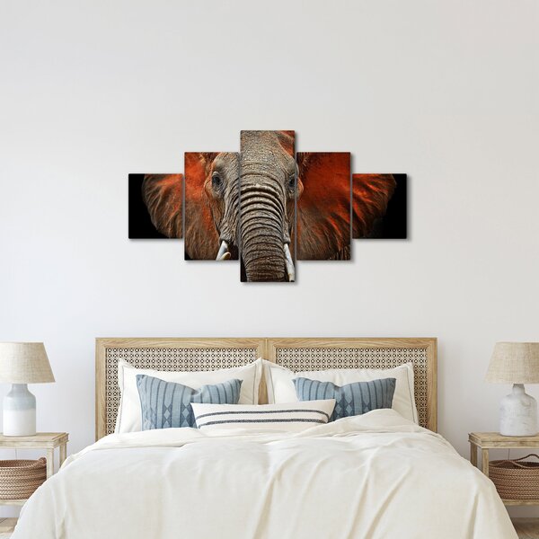 Obraz - Słonie z Tsavo (125x70 cm)