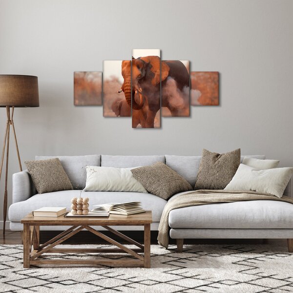 Obraz - Wielki słoń afrykański (125x70 cm)