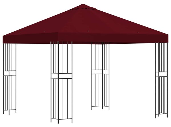 Altana 3 x 3 m bordowy Poliester i Stal 190 gsm