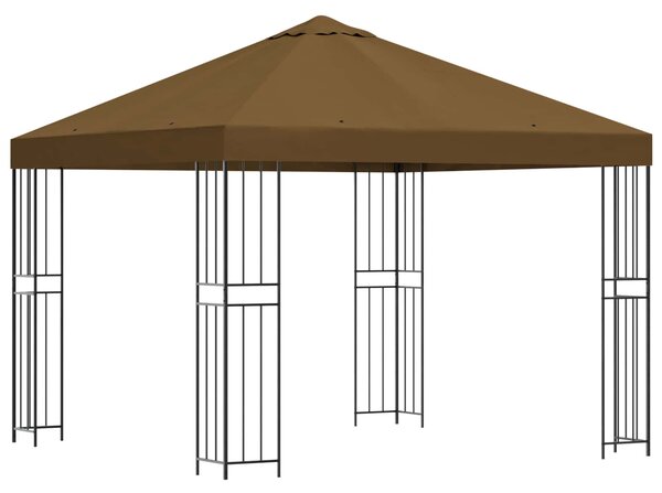 Altana 3 x 3 m Ciemnoszary Poliester i Stal 190 gsm