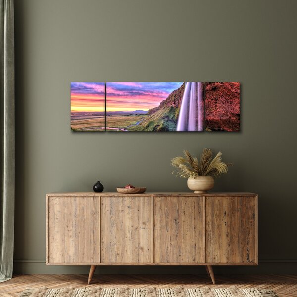 Obraz - Wodospad Seljalandsfoss (170x50 cm)