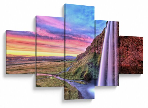 Obraz - Wodospad Seljalandsfoss (125x70 cm)
