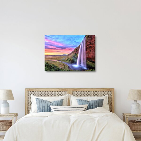 Obraz - Wodospad Seljalandsfoss (70x50 cm)