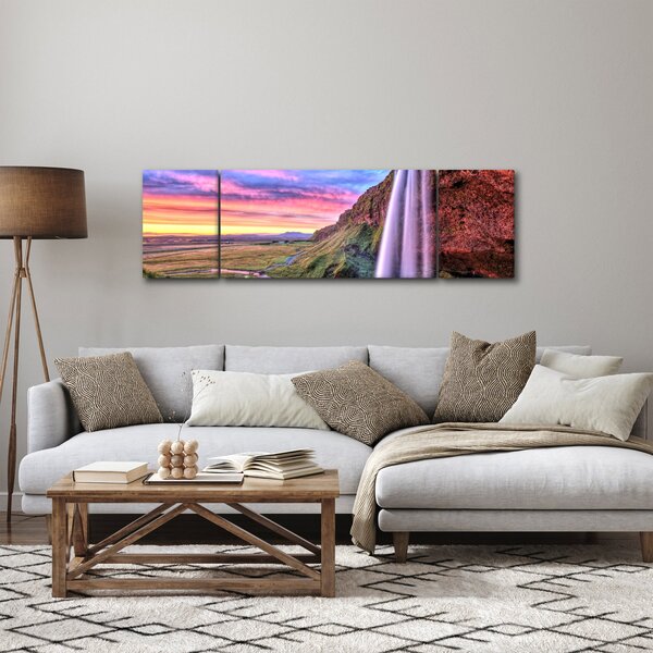 Obraz - Wodospad Seljalandsfoss (170x50 cm)