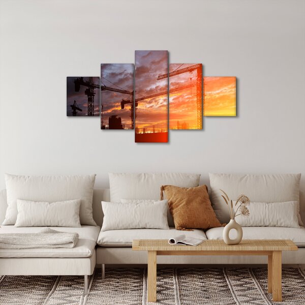 Obraz - Plac budowy (125x70 cm)