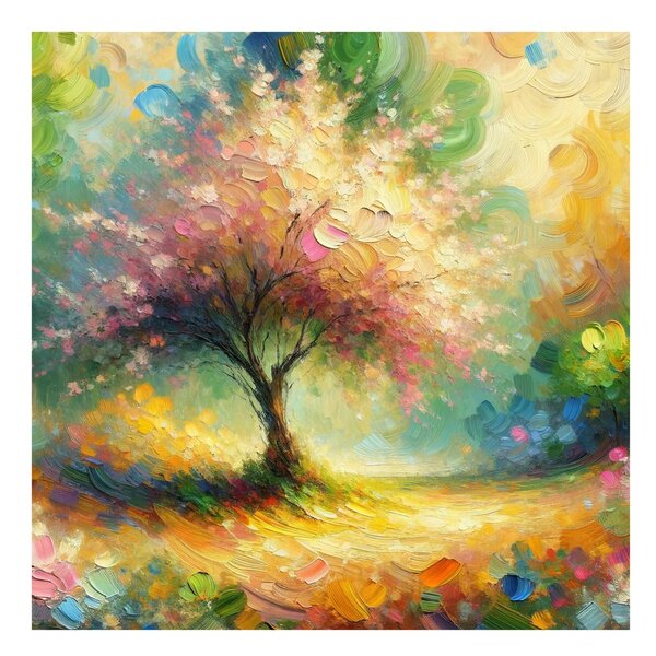 Obraz malownicze jesienne drzewo życia